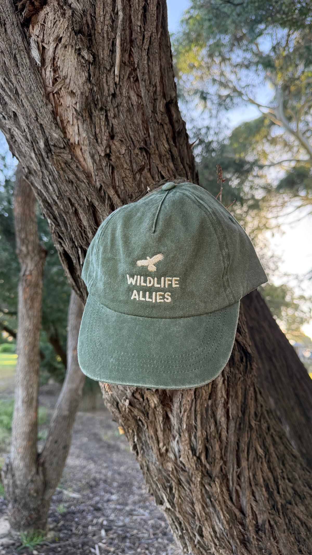 Wildlife Allies vintage washed cap