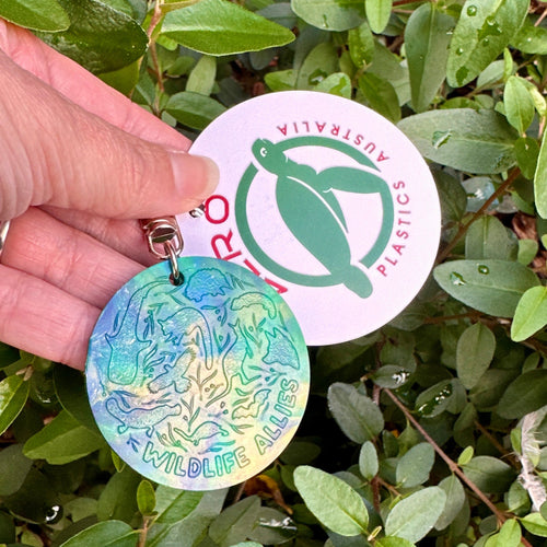 Wildlife Allies 100% recyled plastic keyring